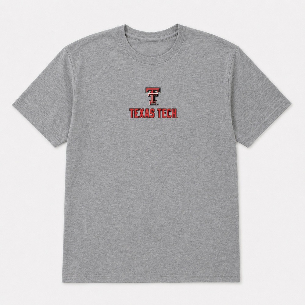 RIVALRY THREADS T-Shirt Mens 2XL Grey Texas Tech Red Raiders NCAA Tee RN15763